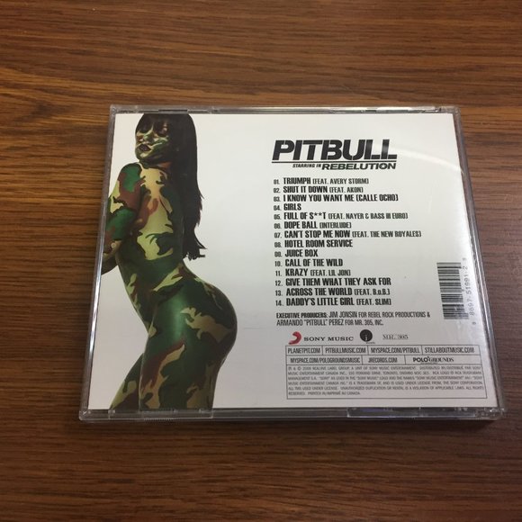 Pitbull Starring in Rebelution [PA] by Pitbull (CD, Aug-2009, J Records) - Picture 2 of 4